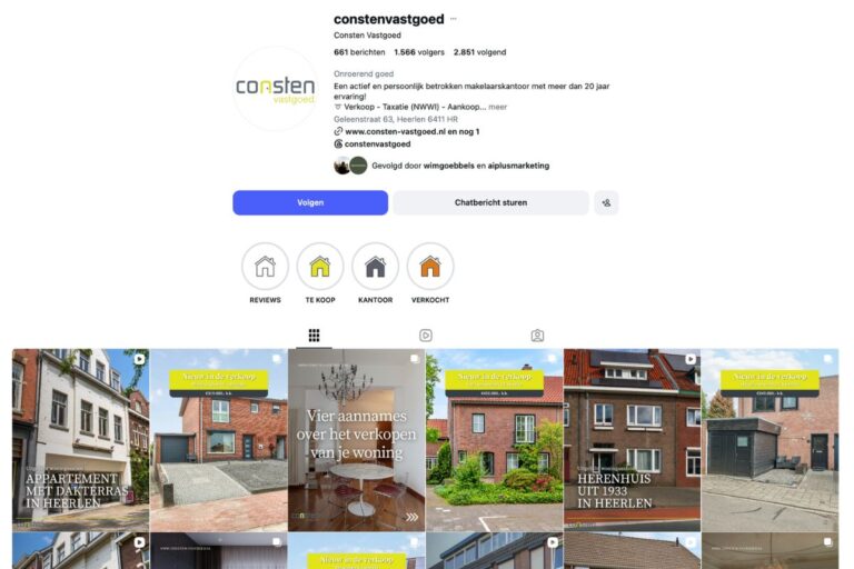 Werk voor Consten Vastgoed